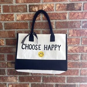 Choose Happy Tote Bag